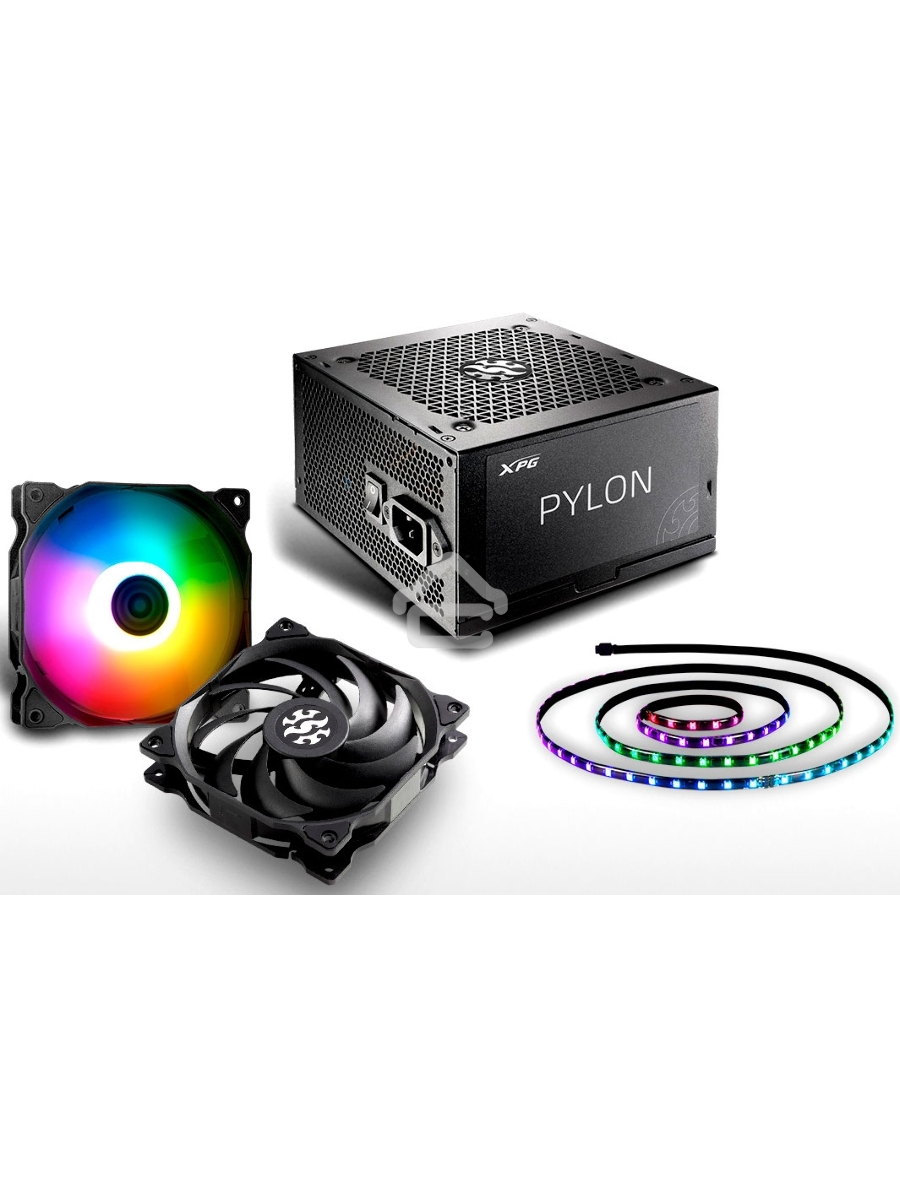 Блок питания PYLON 750B-BLACKCOLOR, 750 Вт, 120мм, 80 PLUS Bronze, 120мм, черный