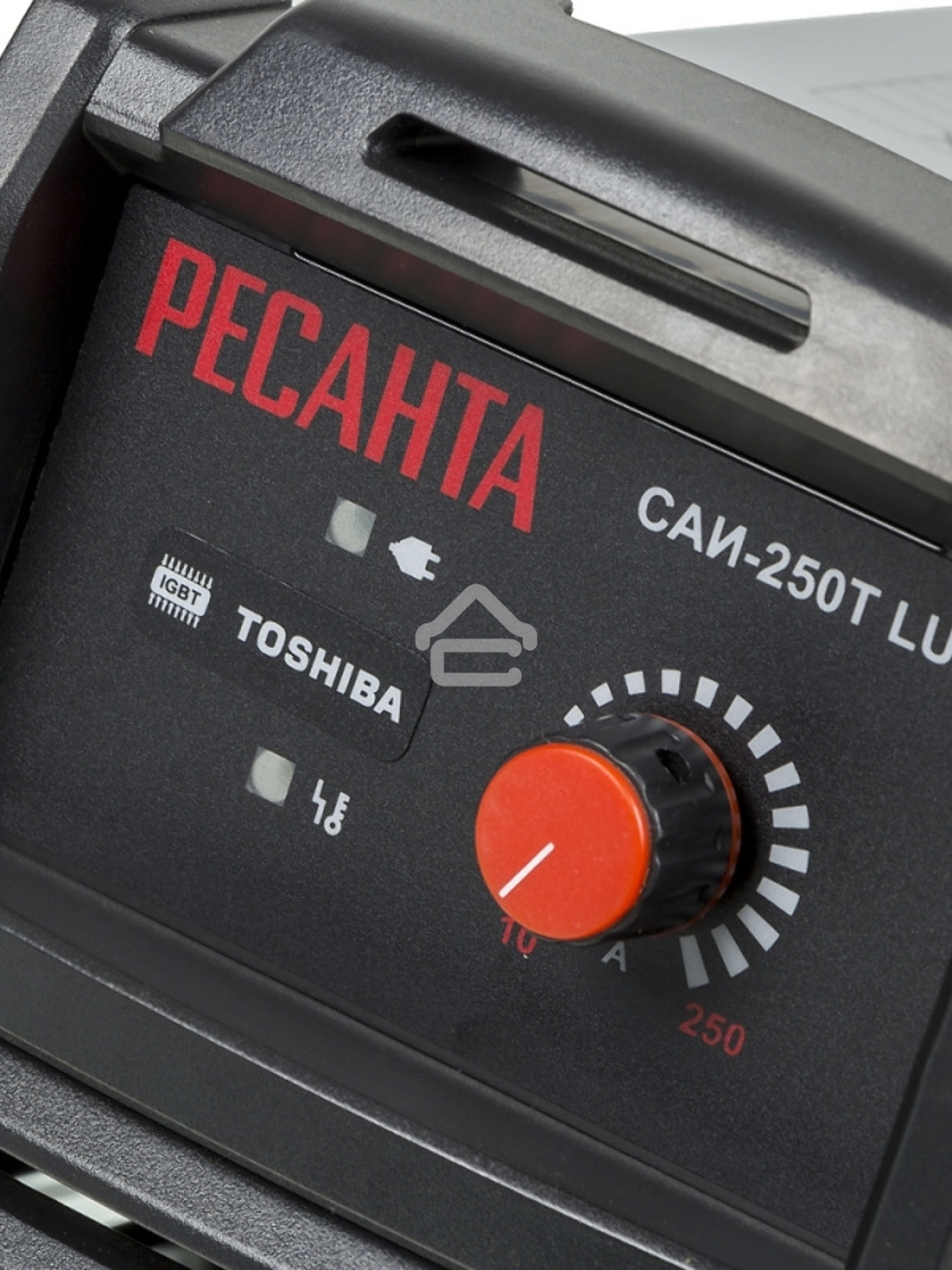 Сварочный аппарат Ресанта САИ-250Т LUX инвертор ММА DC 9.5кВт