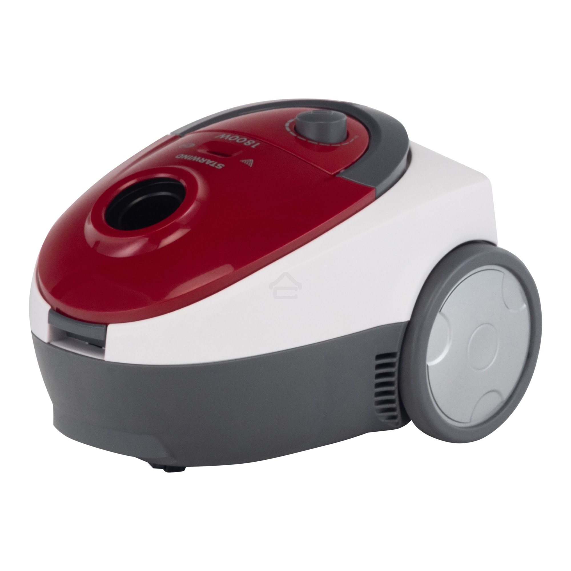 Пылесос Starwind SCB1114 красный/белый, 300/1800 Вт, уборка сухая, пылесборник мешок 2 л