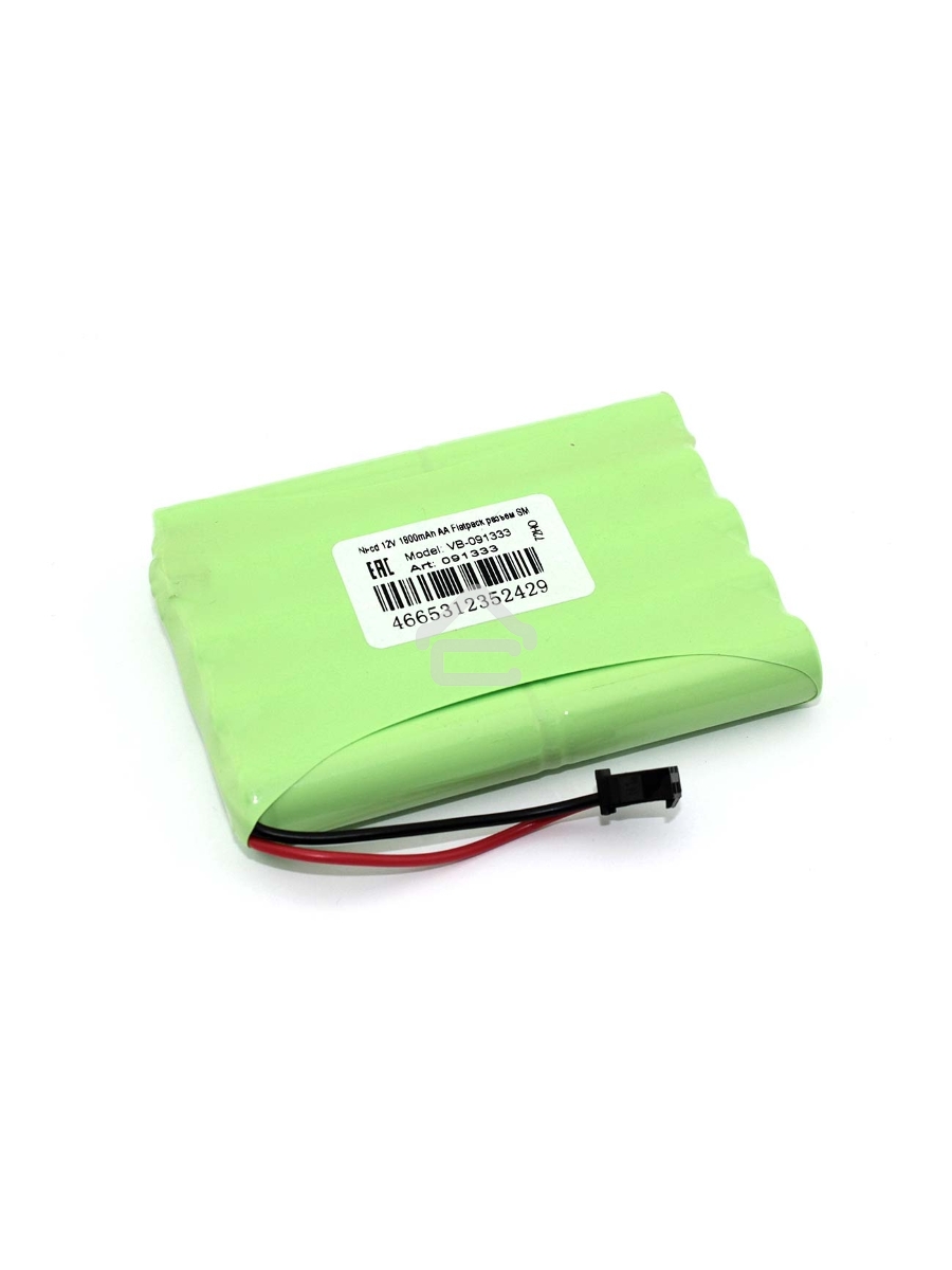Аккумулятор Ni-cd 12V 1800mAh AA Flatpack разъем SM