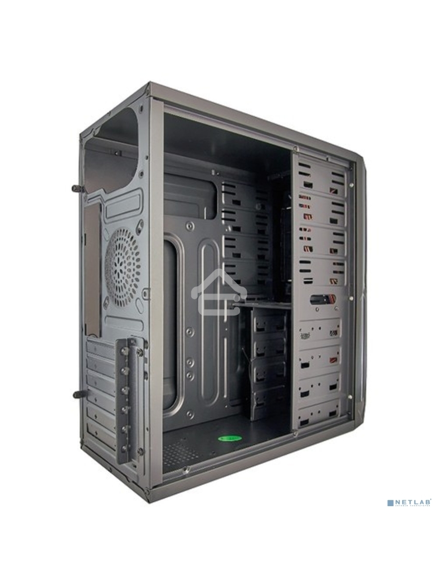 Компьютерный корпус Exegate EX278402RUS Miditower Exegate XP-329S Black, ATX, <без БП>, 2*USB, Audio