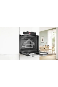 Встраиваемый духовой шкаф электрический Bosch Serie 8 HBG7341W1 белый