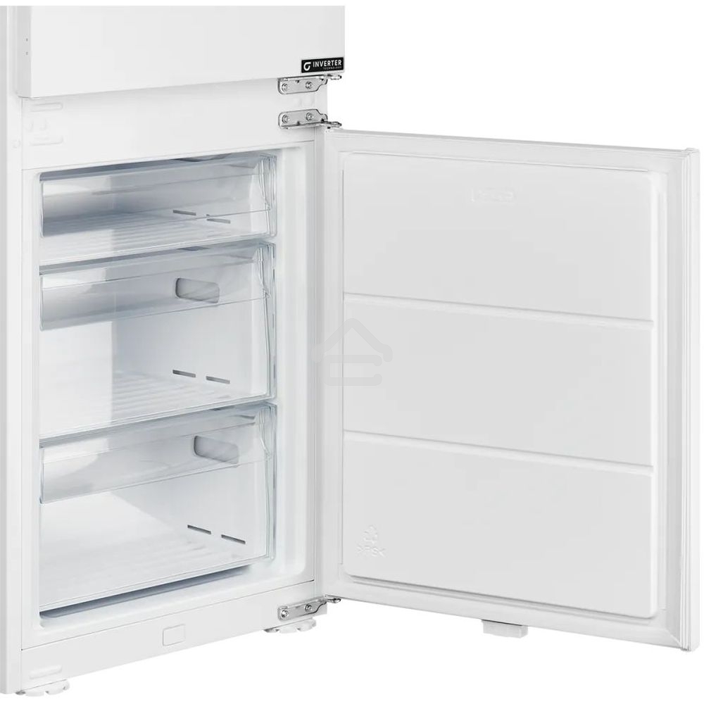 Встраиваемый холодильник Kuppersberg RBN 1764, High-Tech, полезный объем 243 л, No Frost, супер заморозка, инверторный компрессор, электронное управление, энергоэффективность А+