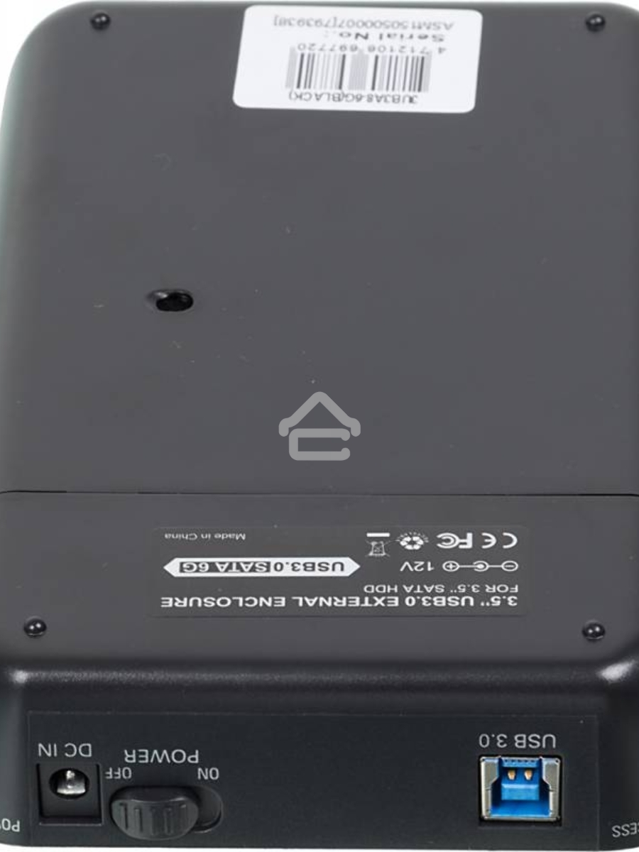 Внешний корпус для HDD AgeStar 3UB3A8-6G SATA II пластик/алюминий черный 3.5
