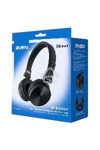 Наушники с микрофоном SVEN AP-B500MV черный  Bluetooth