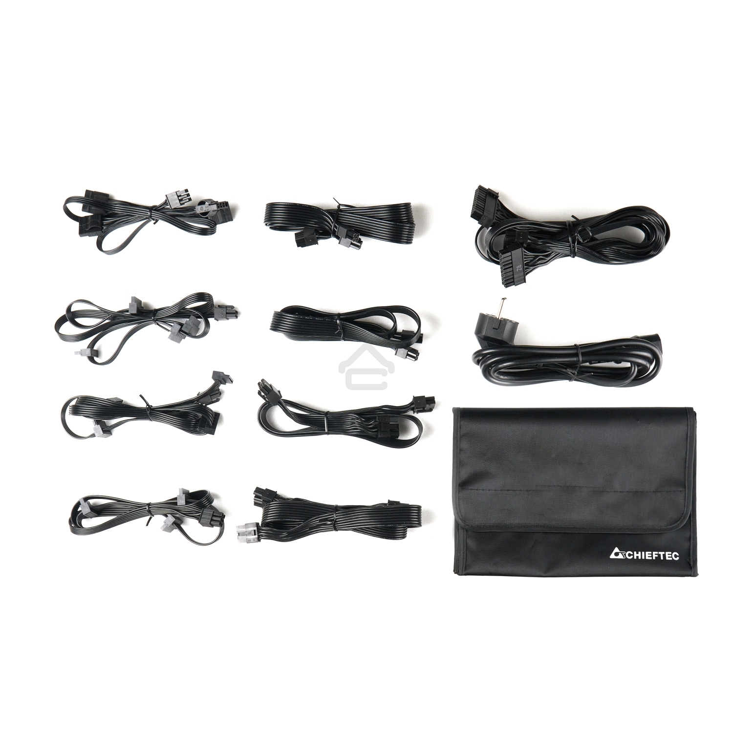 Блок питания Chieftec Polaris PPS-850FC, 850Вт, 80 PLUS Gold, 120мм, модульный, черный