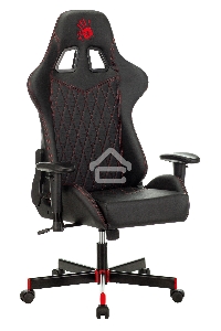 Кресло игровое A4Tech Bloody GC-800 черный ромбик эко.кожа крестовина