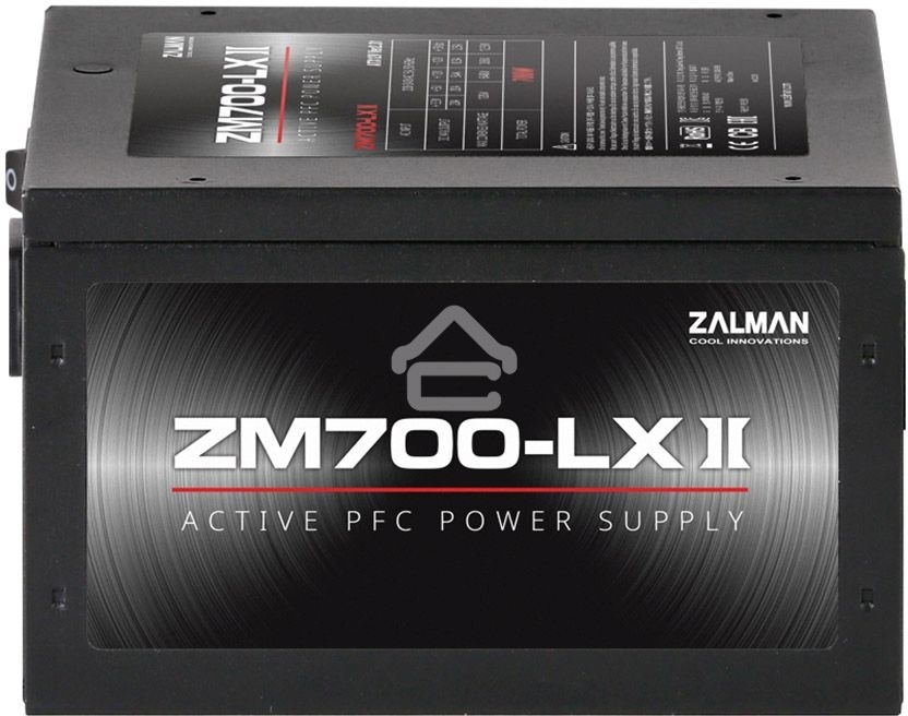 Блок питания Zalman ZM700-LX II Retail, 700Вт, 120мм, черный