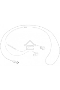 Гарнитура вкладыши Samsung EO-IC100 1.2м белый проводные (в ушной раковине)
