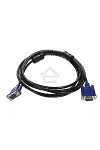 Кабель соединительный SVGA (15M/M) 3m 2 фильтра TV-COM <QCG120H-3M>