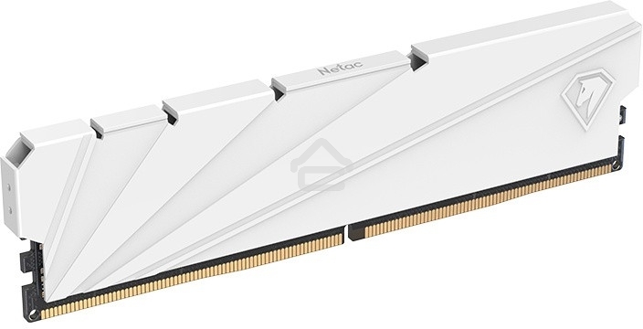 Оперативная память NETAC, DDR4, 16GB (2x8GB), 3200MHz, CL16, DIMM, с радиатором, белый