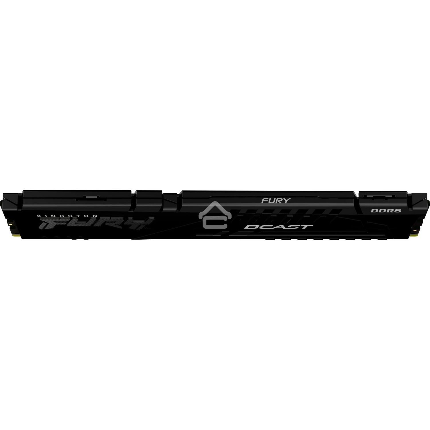 Оперативная память Kingston Fury Beast, DDR5, 32GB (1x32GB), 6400MHz, CL32, DIMM, радиатор, черный