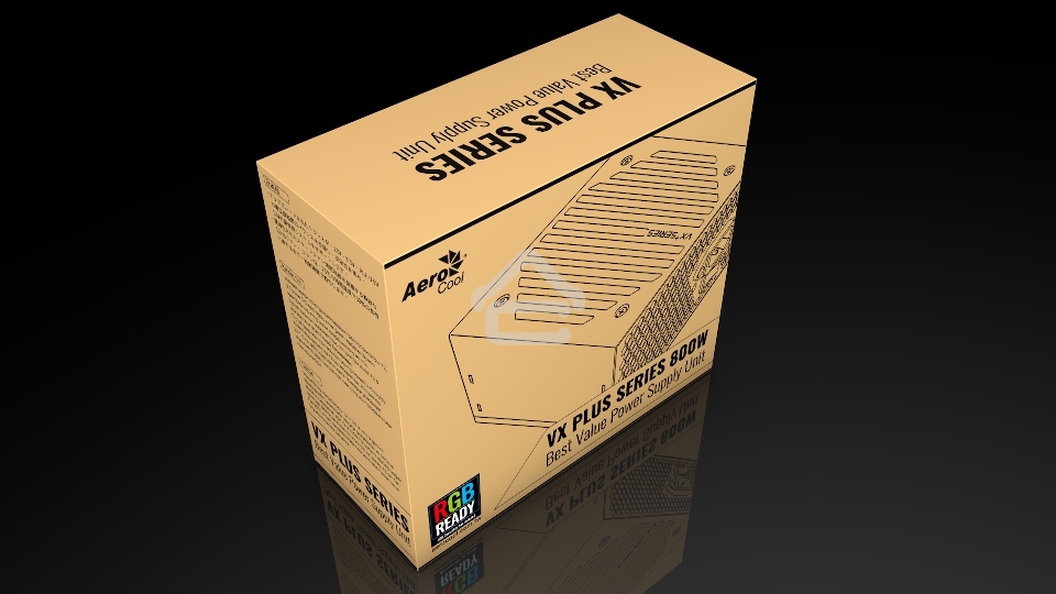 Блок питания Aerocool/Formula VX PLUS 800 RGb, 800Вт, 120мм, черный