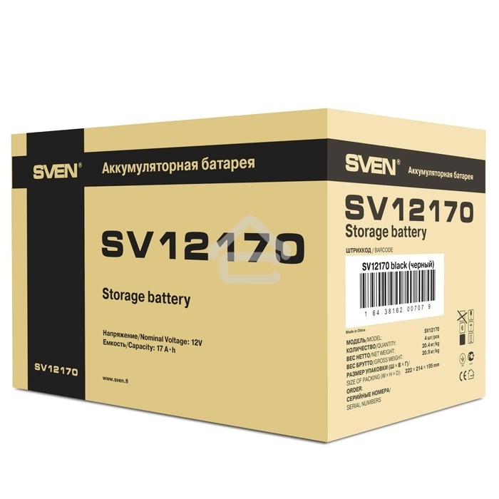 Батарея Sven SV12170 (12V 17Ah)