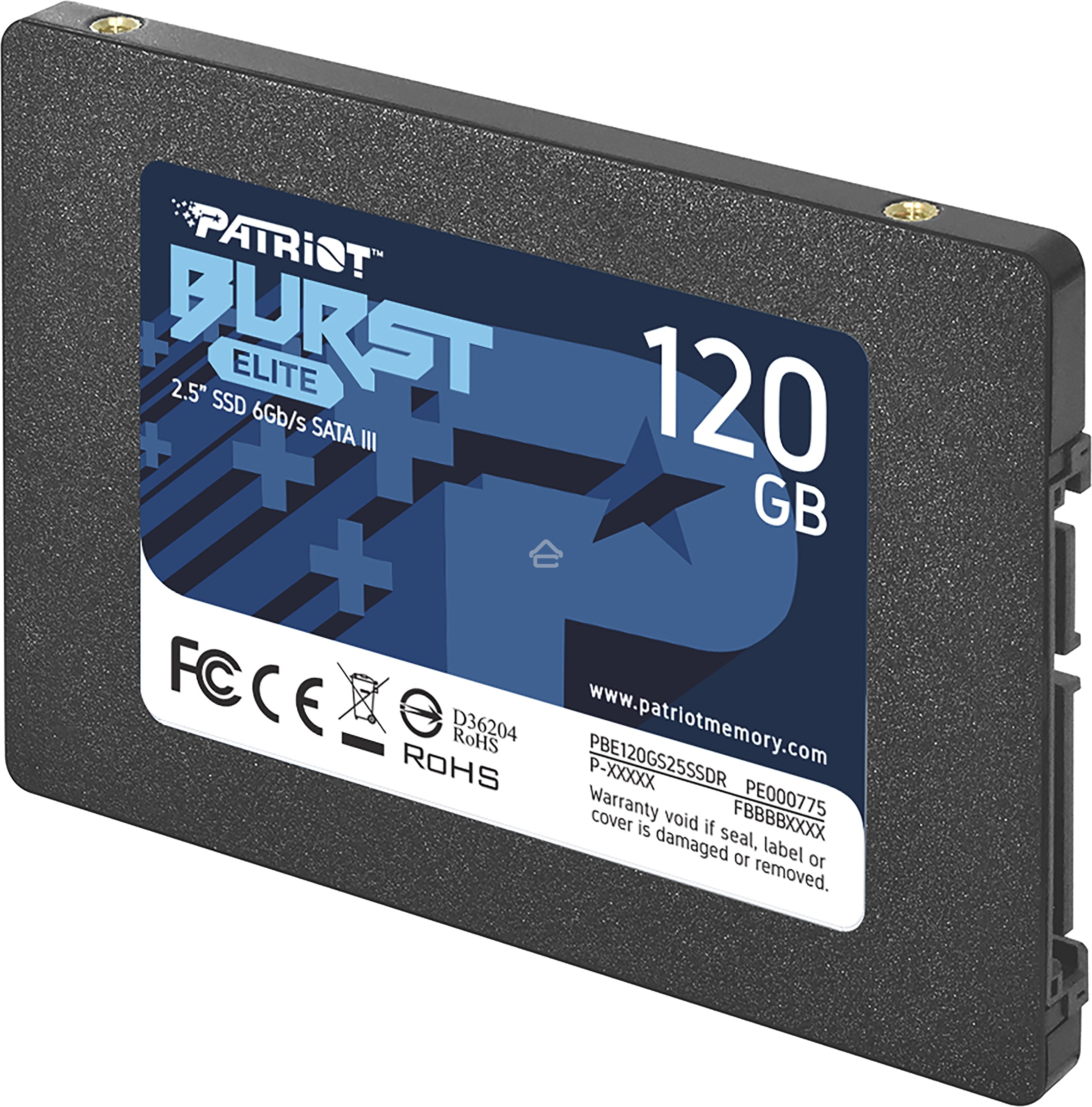 Накопитель SSD Patriot Burst Elite, 120Gb, SATA, 2.5