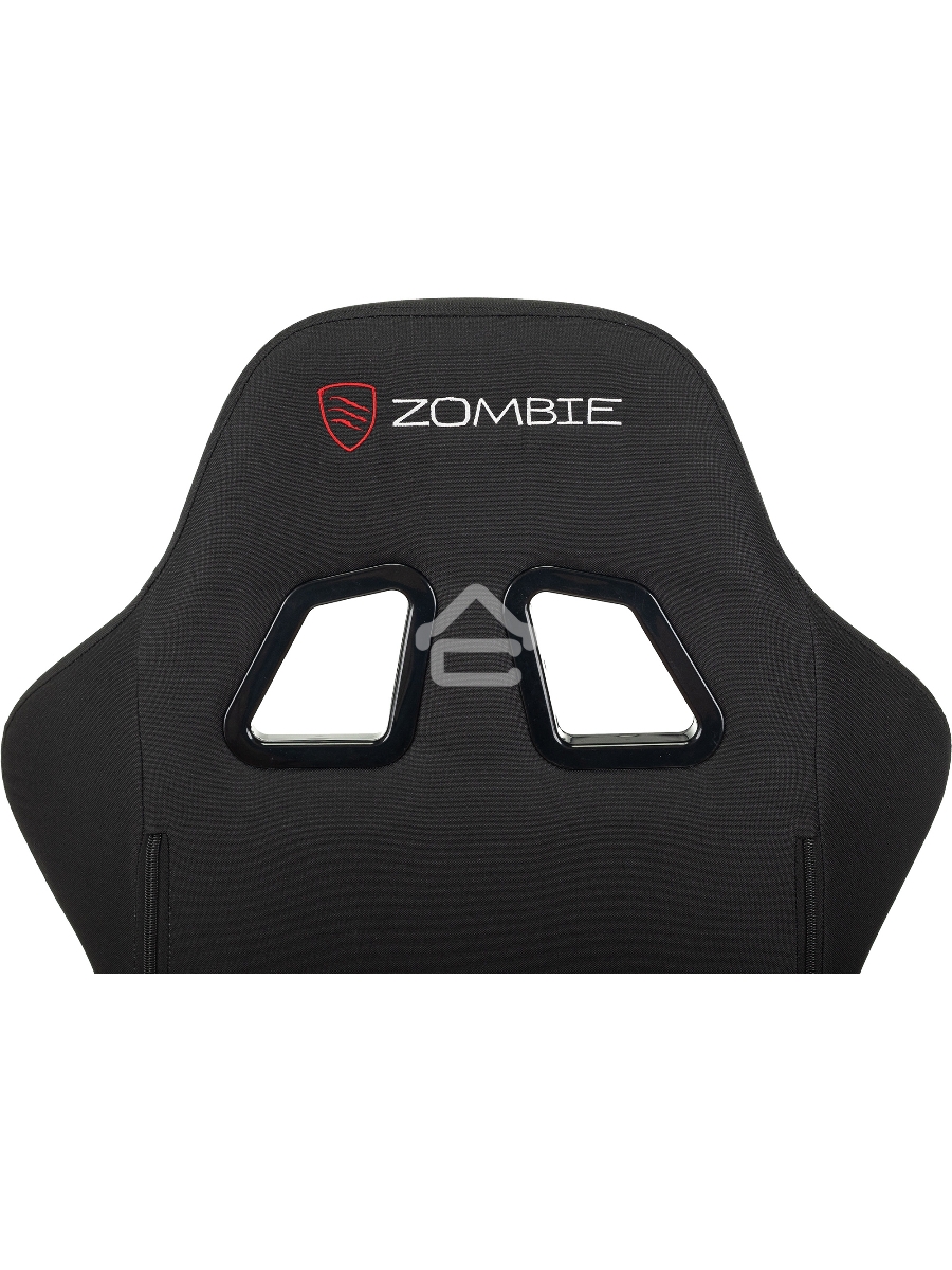 Кресло игровое Zombie Predator Neo Black черный, крестов. пластик