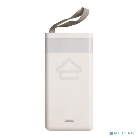 Портативный аккумулятор HOCO J73 Powerful desk lamp power bank, 2.0А (30000mAh), белый