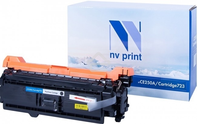 Картридж лазерный NVPrint совместимый HP CE250A/Canon 723 черный для LaserJet Color CM3530/CM3530fs/CP3525dn/CP3525n/CP3525x/Canon i-SENSYS LBP-7750Cdn (5000k)