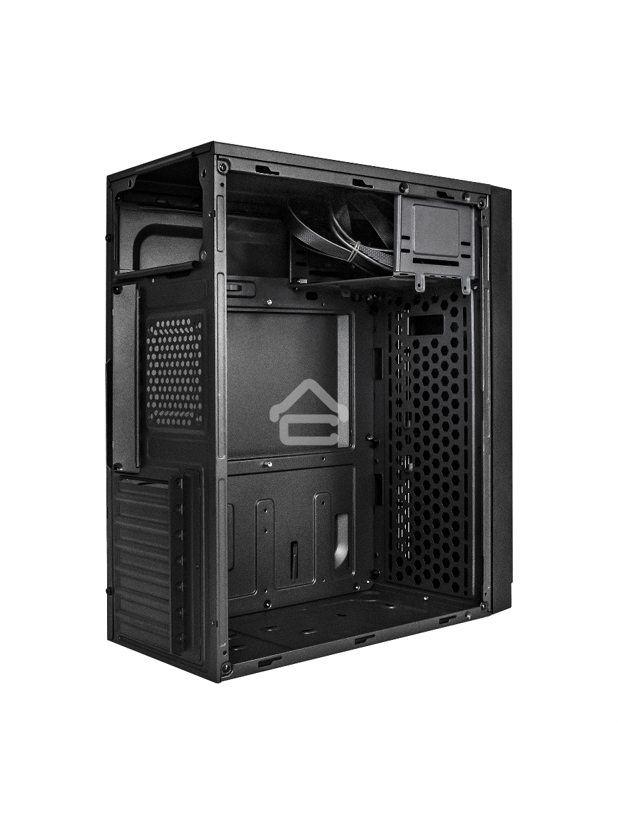 Компьютерный корпус Miditower ExeGate AA-442U2-AA350 (ATX, AA350 8 см, 1*USB+2*USB3.0, аудио, черный)