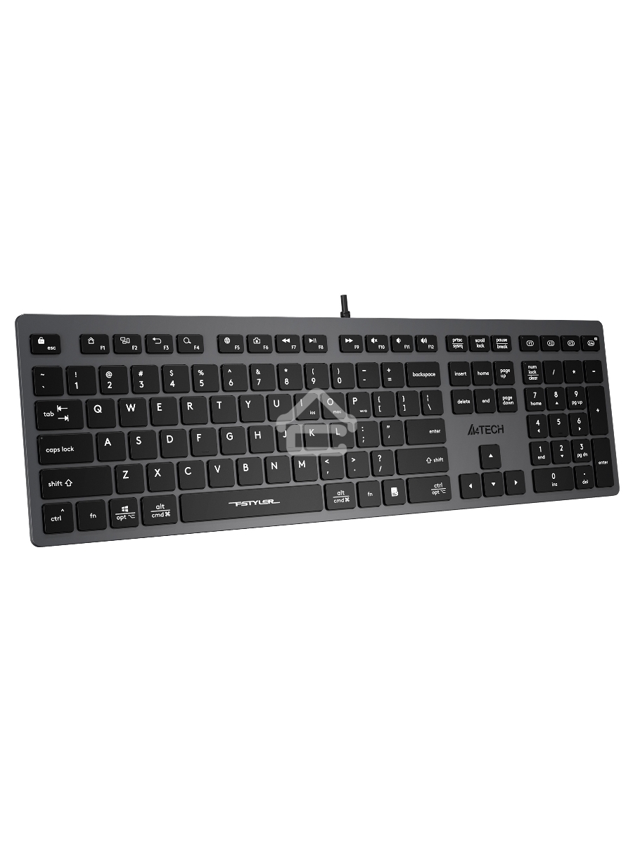 Клавиатура A4Tech Fstyler FX50 проводная, USB, серый