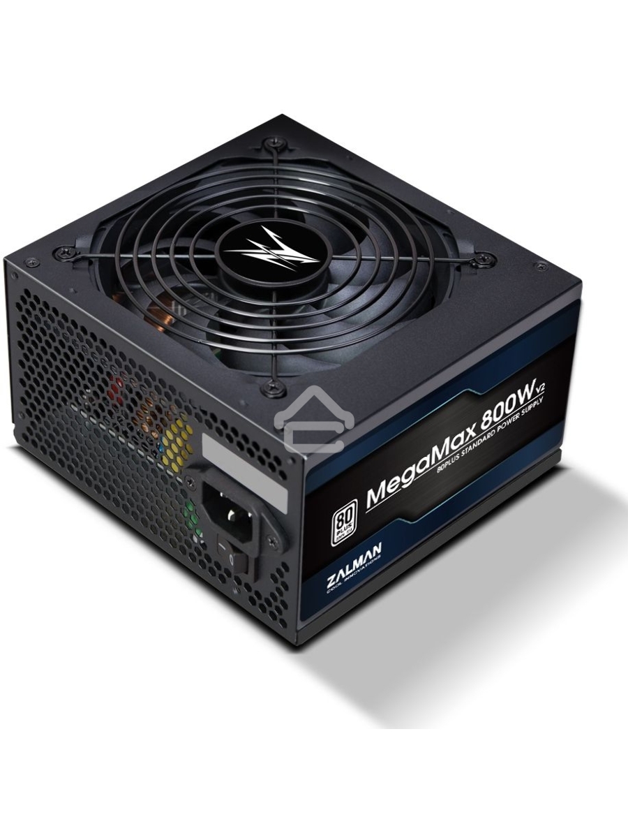 Блок питания Zalman MegaMax 800W RTL (ZM800-TXII V2), 800Вт, 80 PLUS, 120мм, черный
