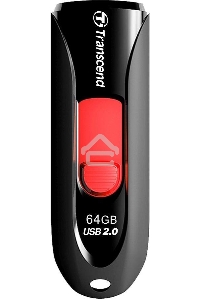 Флэш Диск Transcend USB Drive 64Gb JetFlash 590 TS64GJF590K {USB 2.0}