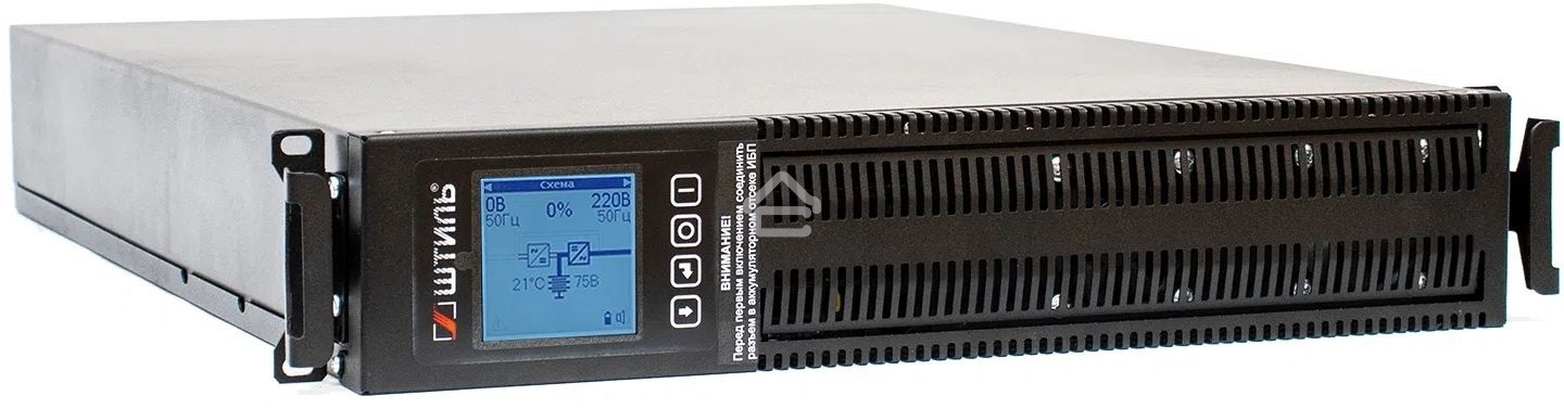 Источник бесперебойного питания ШТИЛЬ 2000 ВА; on-line; батарея: 72В, int, ext (no incl; 2U; rack/tower