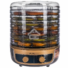 Сушилка для овощей Pullman PL-2280 черно-золот. 8 тонир. поддонов + 2 поддона для пастилы в подарок