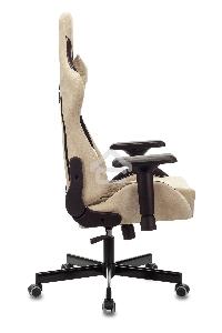 Кресло игровое Бюрократ VIKING 7 KNIGHT BR FABRIC коричневый текстиль/эко.кожа крестовина металл/пластик