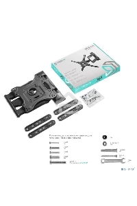 Кронштейн ONKRON M4 черный 32-65