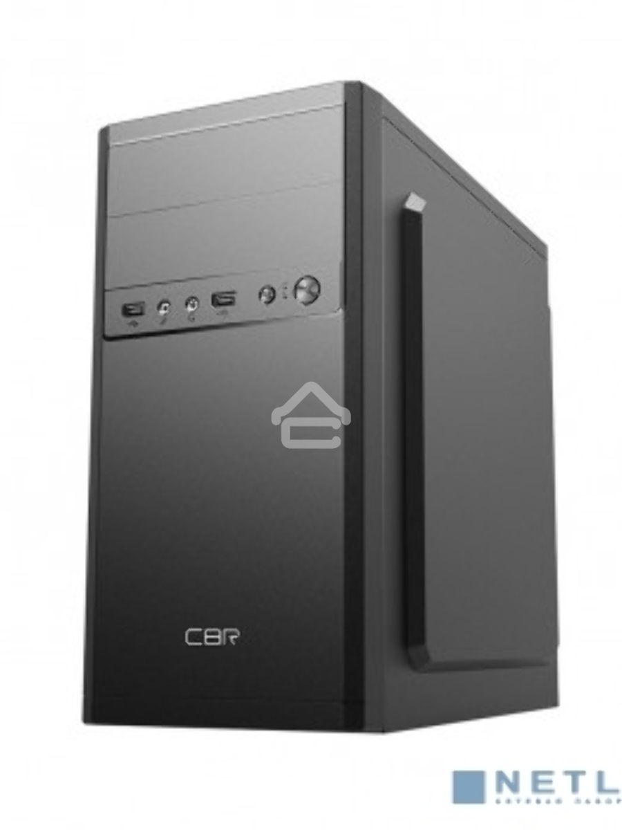 Компьютерный корпус mATX Minitower RD873, c БП PSU-ATX450-12EC, 2*USB 2.0, HD Audio+Mic, Black CBR PCC-MATX-RD873-450W