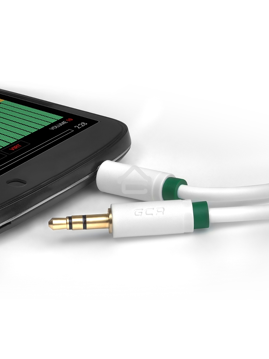 Кабель Greenconnect аудио 3.0m jack 3,5mm/jack 3,5mm белый, зеленая окантовка, ультрагибкий, 28 AWG, M/M, Premium GCR-AVC1662-3.0m, экран, стерео Кабель Greenconnect аудио 3.0m jack 3,5mm/jack 3,5mm белый, зеленая окантовка, ультрагибкий, 28 AWG, M/M, Pre