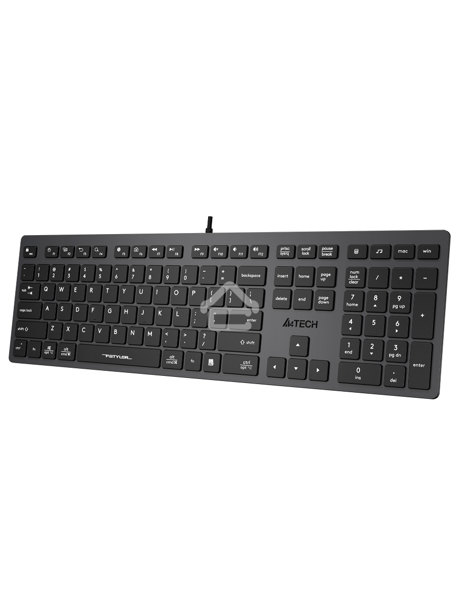 Клавиатура A4Tech Fstyler FX50 проводная, USB, серый