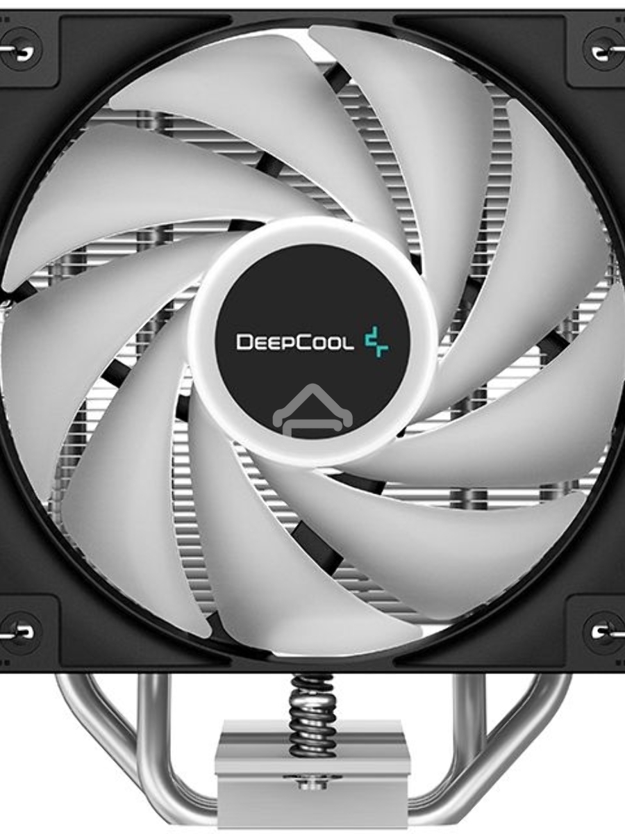 Кулер для процессора DEEPCOOL AG400 LED черный, 120 мм, алюминий/медь, 2000 об/мин, 31.6 дБ, 4 pin, 220 Вт, 150 мм