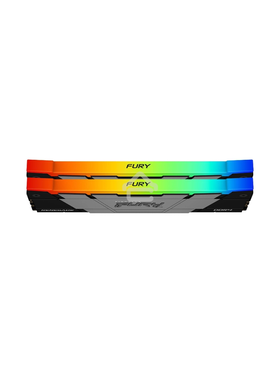 Оперативная память Kingston Fury Renegade, DDR4, 32GB (2x16GB), 3600MHz, CL16, DIMM, с радиатором, RGB, серебристый/черный