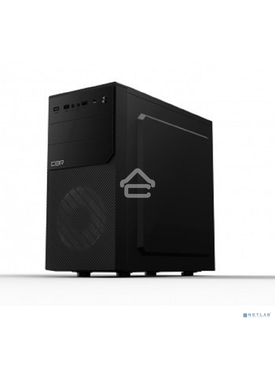 Компьютерный корпус mATX Minitower RD850, c БП PSU-ATX450-12EC, 2*USB 2.0, HD Audio+Mic, Black CBR PCC-MATX-RD850-450W