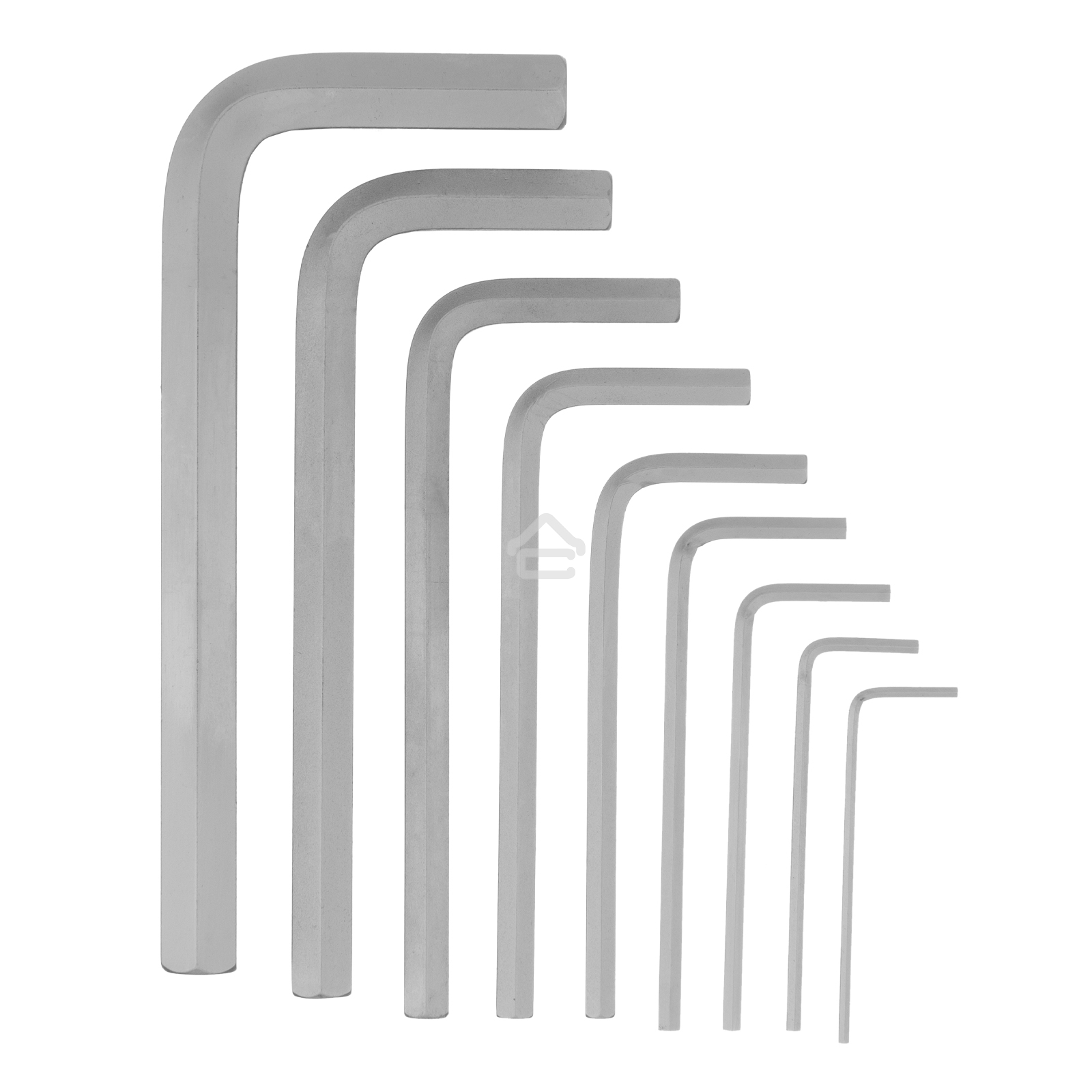 Набор ключей имбусовых Сибртех HEX, 1,5-10 мм, CrV, 9 шт.