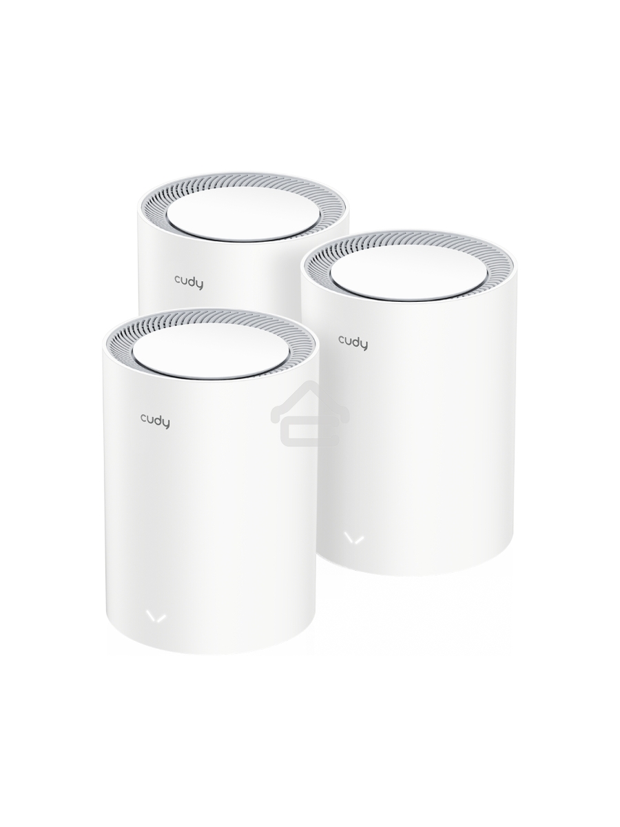 Wi-Fi Mesh-система/ AX3000 Wi-Fi 6 Mesh 2.5G Solution 3-Pack, Dual-Band,  Chipset MT7981BA+MT7976CN+RTL8221B, 802.11ax/ac/a/b/g/n,  2402Mbps at 5GHz + 574Mbps at 2.4GHz,  2.5G WAN+GE LAN, 5 internal antennas,  MU-MIMO, DDNS, Zerotier/Wireguard/OpenVPN/IPS