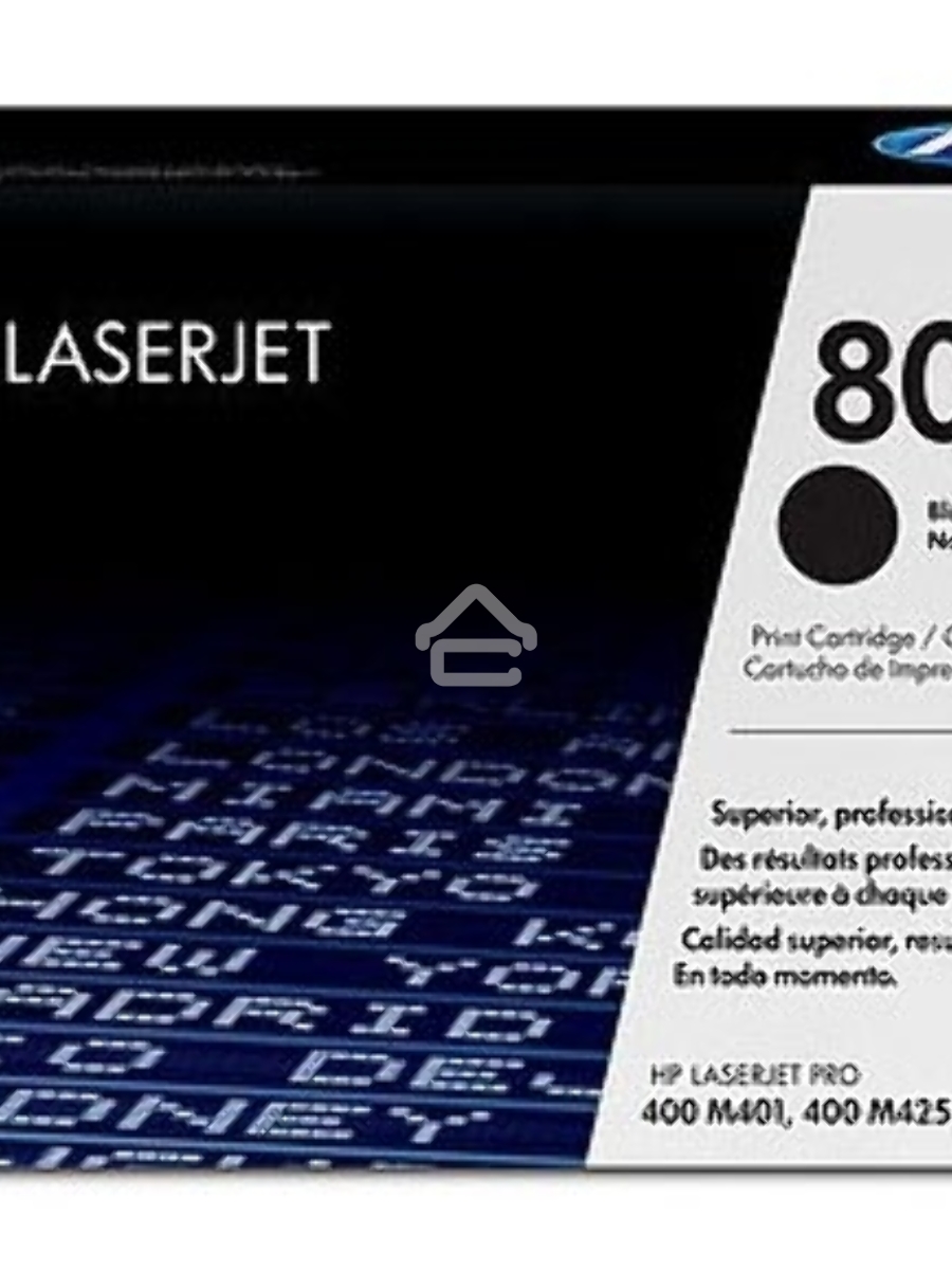 Картридж лазерный HP 80A (CF280A) черный для LaserJet Pro 400 M401/M425 2700 стр.