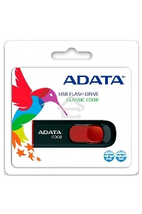 Флеш диск AData 16Gb C008 AC008-16G-RKD USB2.0 красный