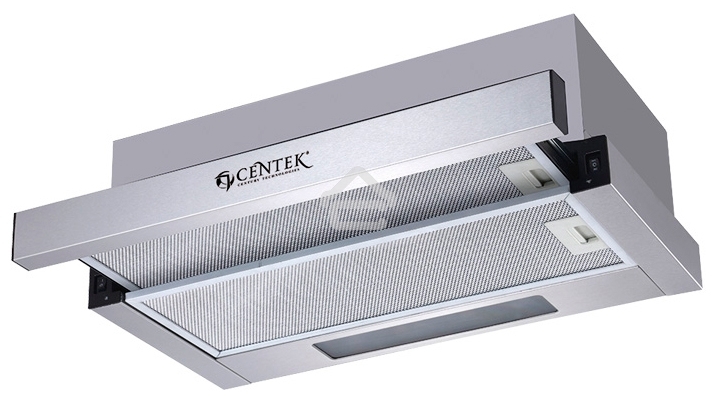 Вытяжка встраиваемая Centek СТ-1840-60 SS серебристый, 60 см, 600 м³/ч, 52 дБ