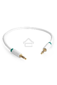 Кабель Greenconnect  аудио 3.0m jack 3,5mm/jack 3,5mm белый, зеленая окантовка, ультрагибкий, 28 AWG, M/M, Premium GCR-AVC1662-3.0m, экран, стерео Кабель Greenconnect  аудио 3.0m jack 3,5mm/jack 3,5mm белый, зеленая окантовка, ультрагибкий, 28 AWG, M/M, P