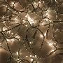 Гирлянда модульная «Дюраплей LED» 20 м, 200 LED, белый каучук, свечение теплое белое