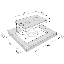 Газовая варочная панель Krona GALILEO 30 BL