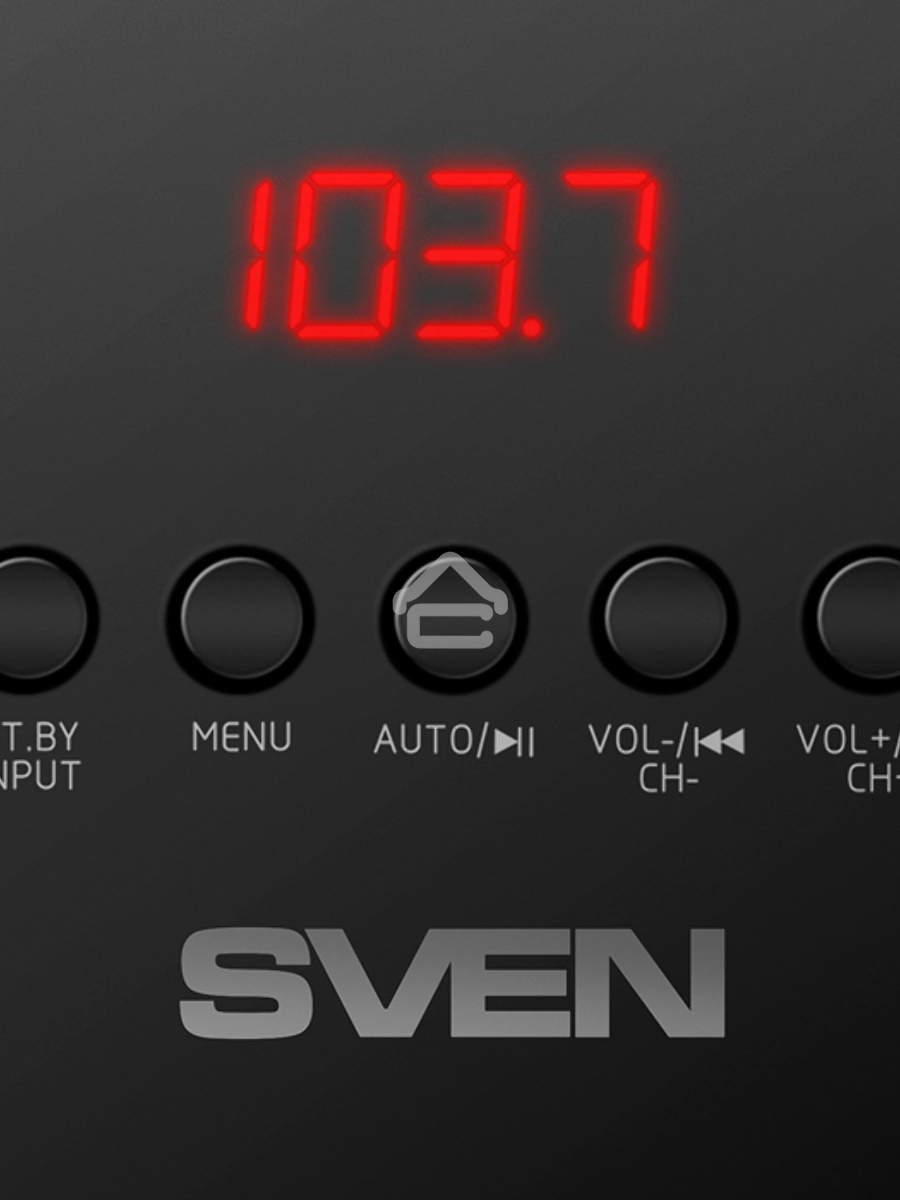 Акустическая система 2.1 SVEN MS-2080 / 70 Watt / ~220V 50Hz / FM-тюнер, USB/ SD, дисплей / BLUETOOTH / ПДУ / Black