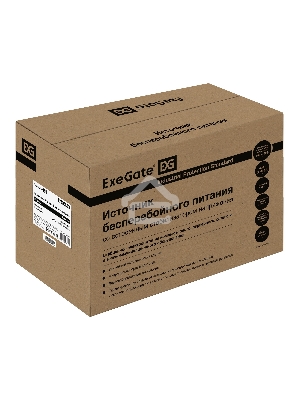Источник бесперебойного питания ExeGate EX292802RUS SpecialPro UNB-1600.LED.AVR.2SH.3C13.USB <1600VA/950W, LED, AVR, 2*Schuko+3*C13, USB,съемн.кабель, металлический корпус, Black>