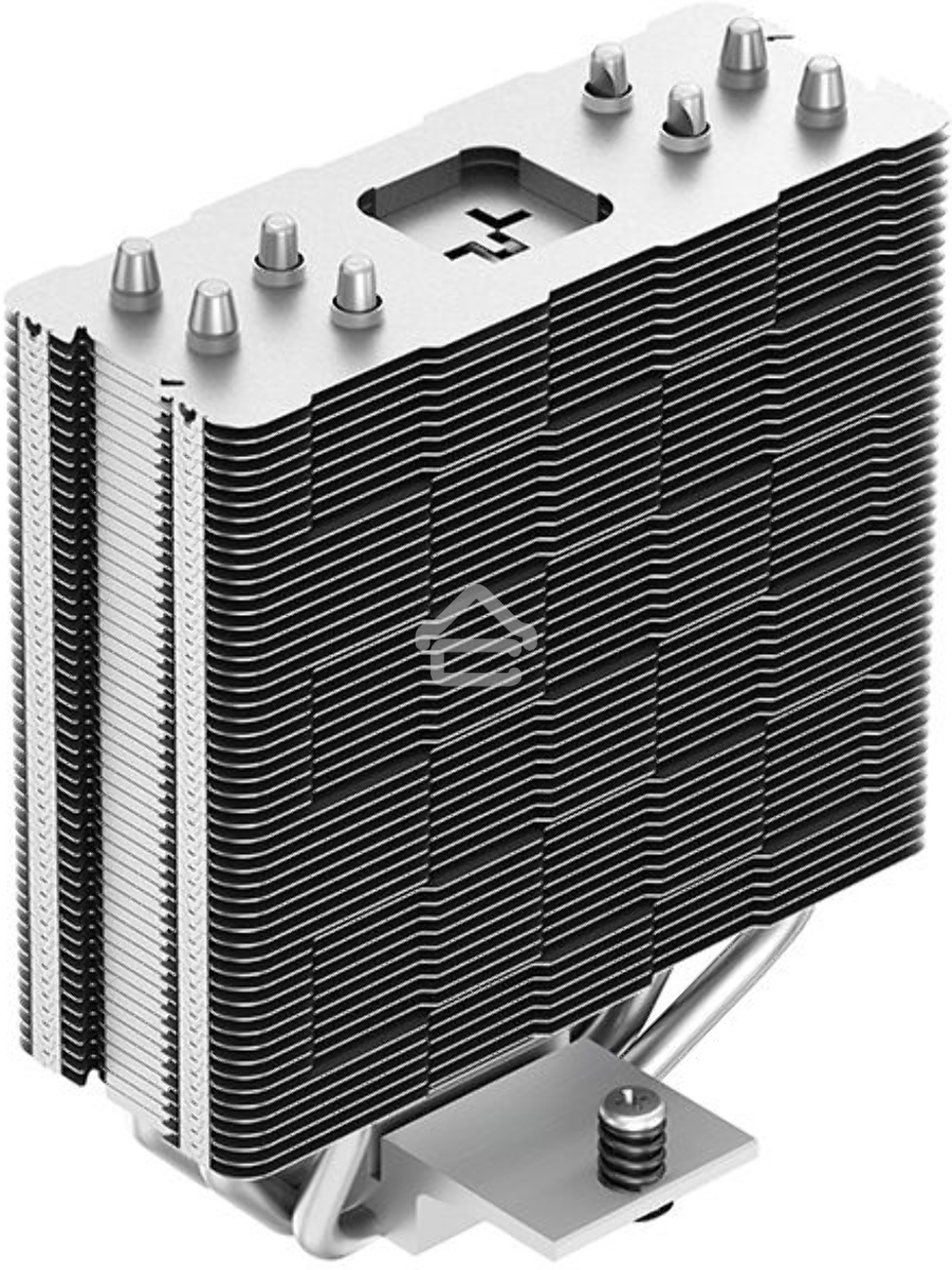 Кулер для процессора DEEPCOOL AG400 LED черный, 120 мм, алюминий/медь, 2000 об/мин, 31.6 дБ, 4 pin, 220 Вт, 150 мм