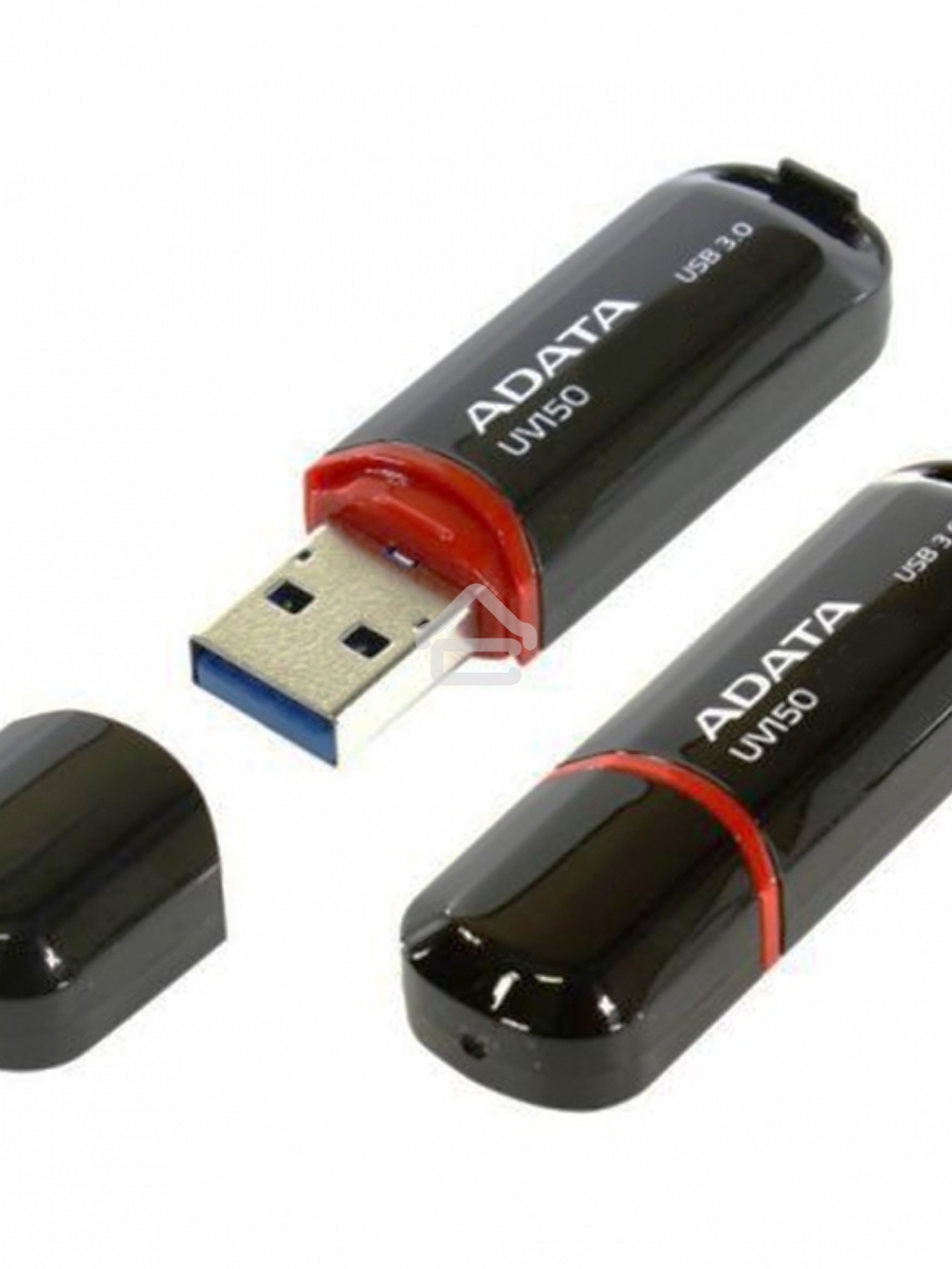 Флэш диск ADATA Flash Drive 64GB UV150 {USB3.0, BLACK}