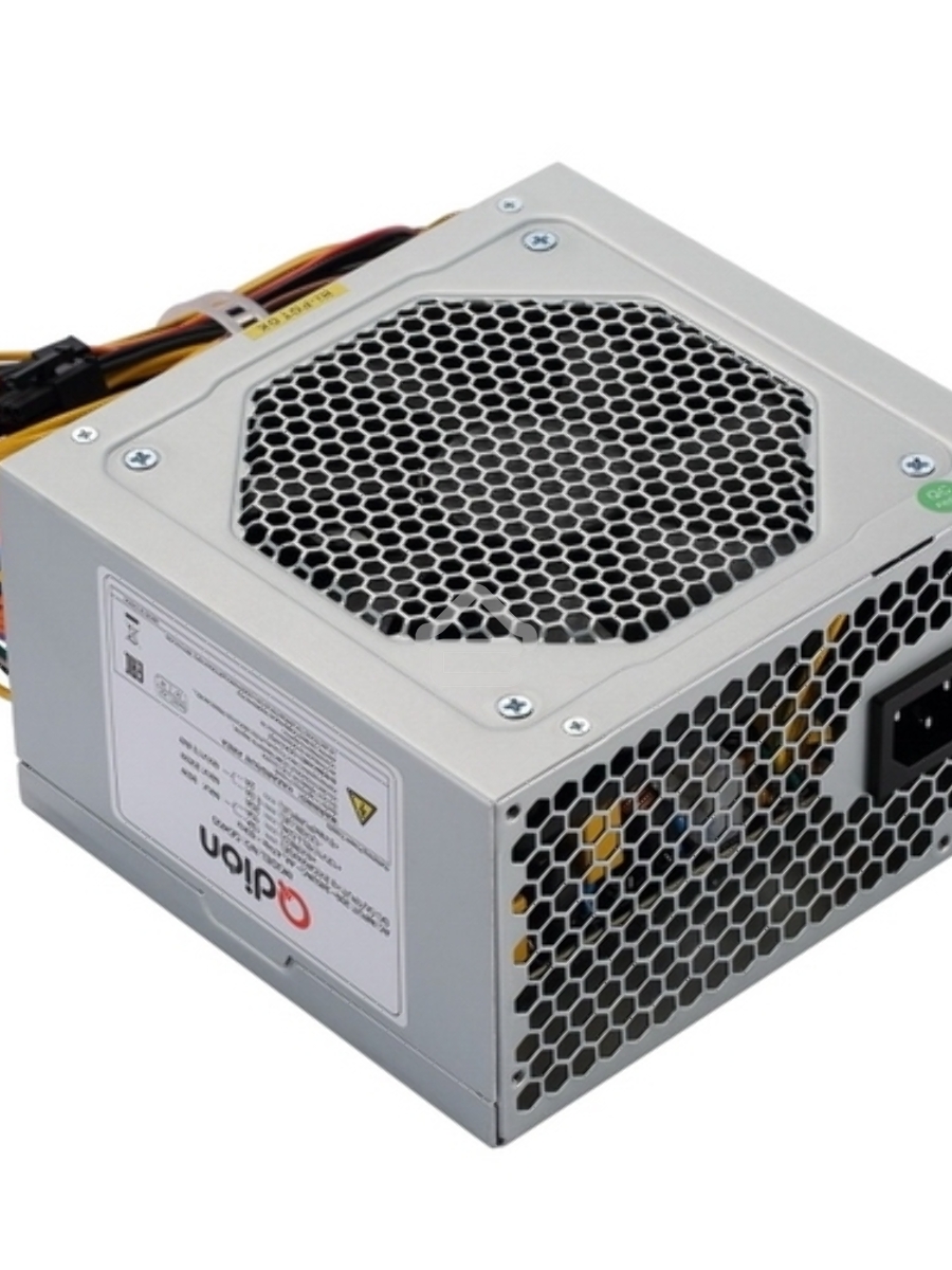 Серверный блок питания 400Вт QDION ATX 400W, 120mm, 3xSATA, 1xPCI-e, nonPFC