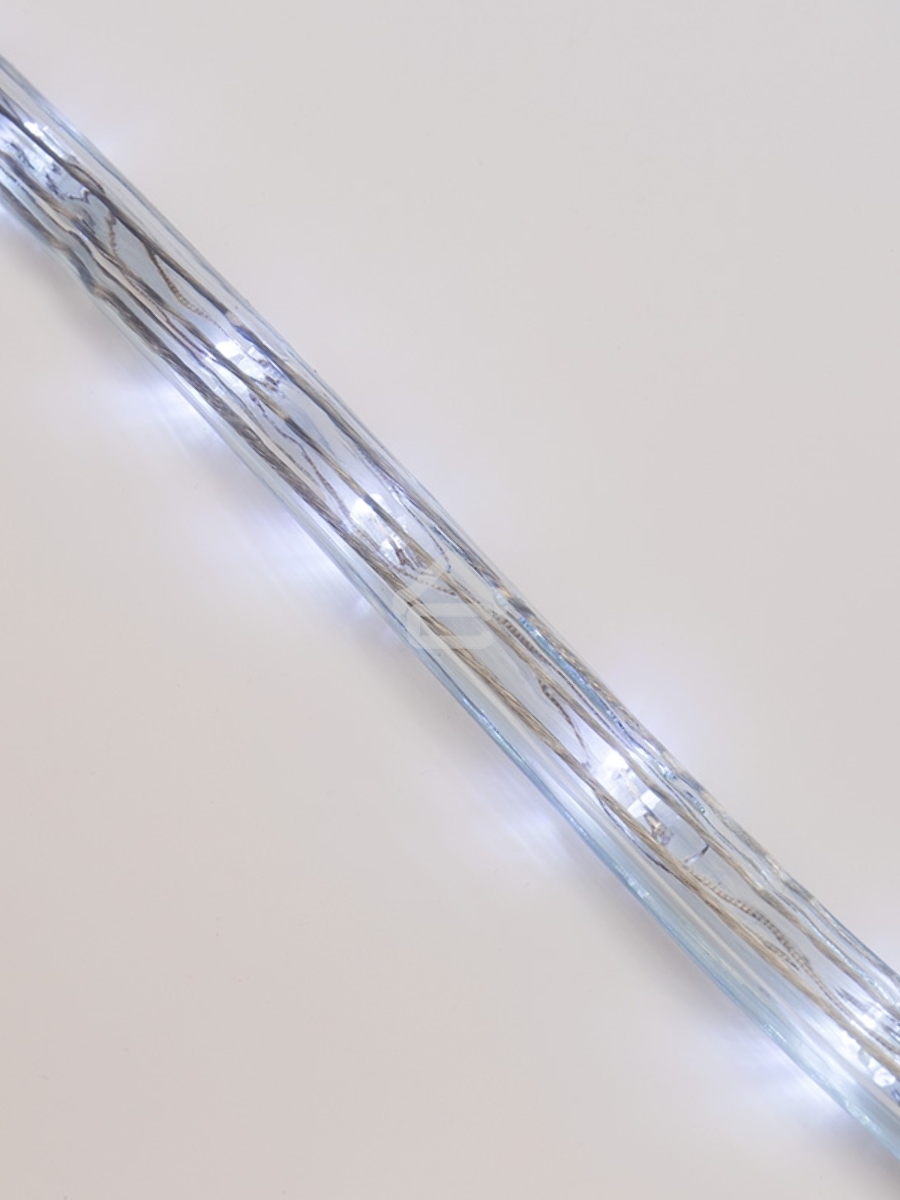 Дюралайт LED, свечение с динамикой (3W) - белый Эконом 24 LED/м , бухта 100м